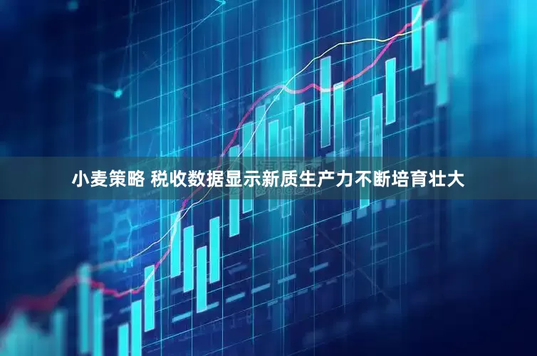 小麦策略 税收数据显示新质生产力不断培育壮大