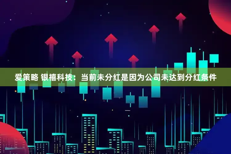 爱策略 银禧科技：当前未分红是因为公司未达到分红条件