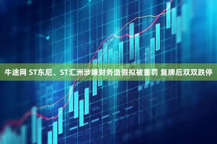 牛途网 ST东尼、ST汇洲涉嫌财务造假拟被重罚 复牌后双双跌停